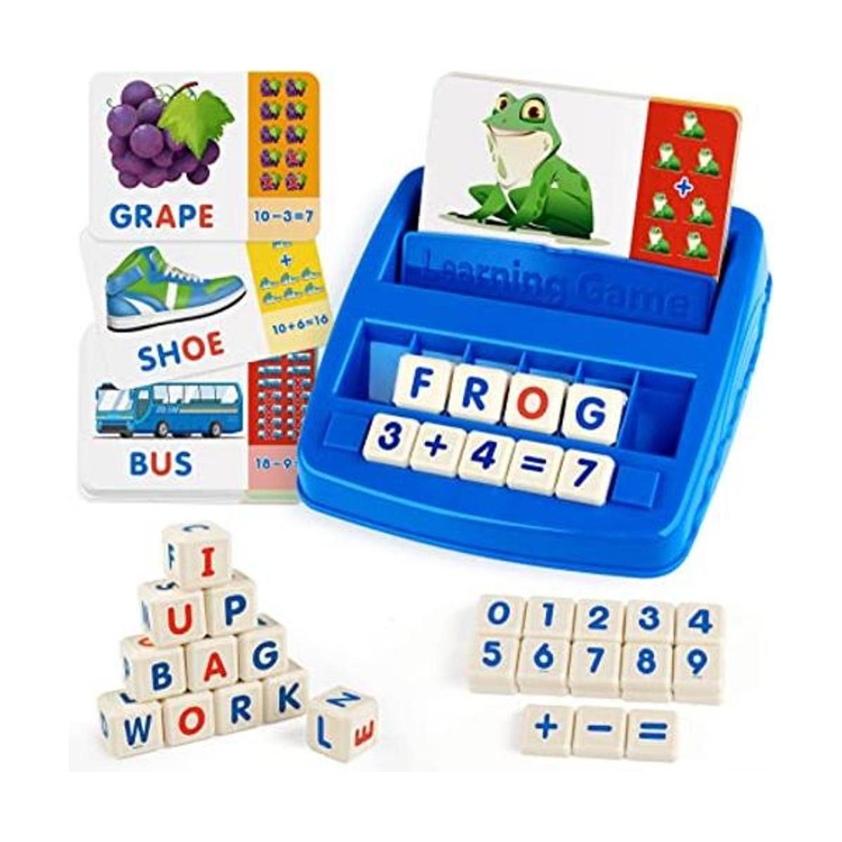 Coogam Juego de letras a juego tarjetas flash de lectura