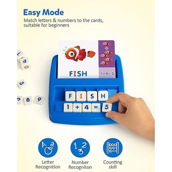 Coogam Juego de letras a juego tarjetas flash de lectura_2
