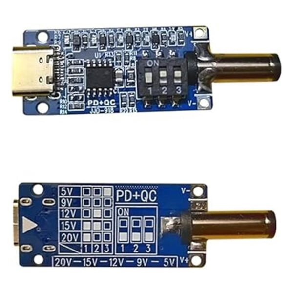1 unidad USBC PD QC gatillo DC 5V 9V 12V 15V 20V módulo de_4