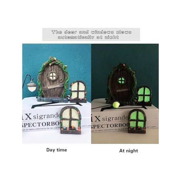 Decoración de gnomos para puerta y ventanas accesorios de