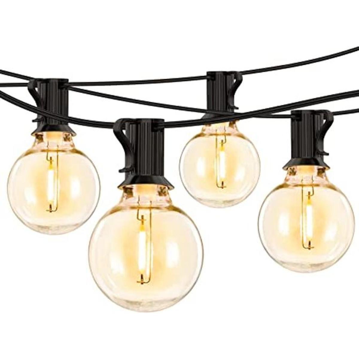 Lepro Cadena de luces para exteriores luces colgantes de