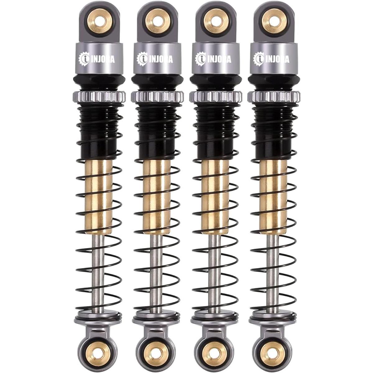 INJORA Amortiguadores de viaje largos roscados RC de 1.693