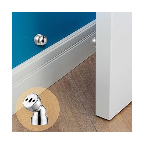 4 piezas mini potente tope magnético para puerta de acero