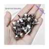 200 remaches de metal de 4 colores con forma de cono