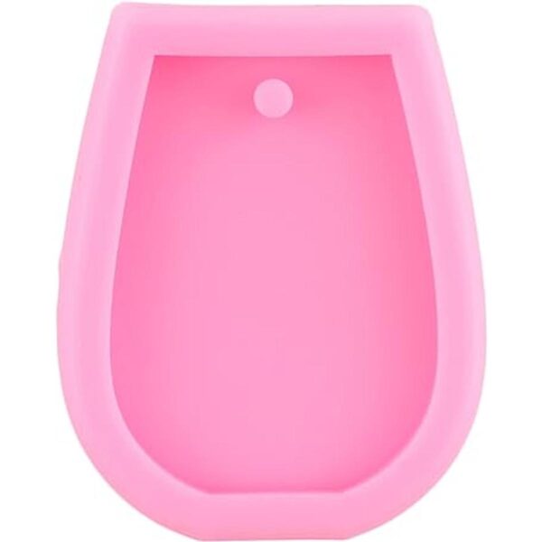 MIYAHOUSE Llavero de silicona para taza de café molde de