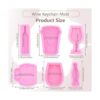 MIYAHOUSE Llavero de silicona para taza de café molde de