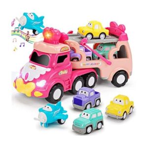 Camiones de juguete de transporte 5 en 1 para niños_1