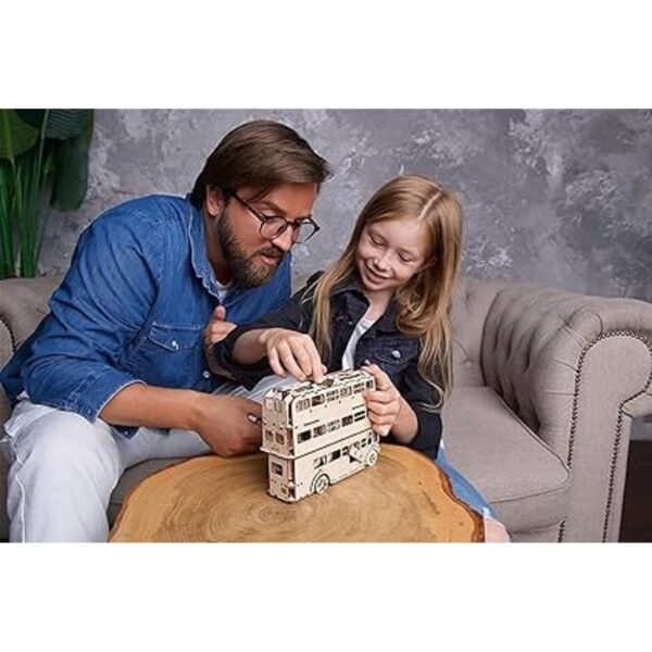 UGEARS Harry Potter Knight Bus Rompecabezas de madera 3D_3