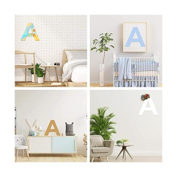 YRONTY Letras de madera A de 12 pulgadas letras de madera