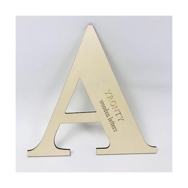 YRONTY Letras de madera A de 12 pulgadas letras de madera