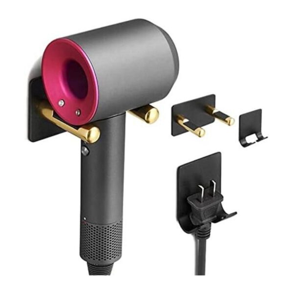 ROZZWILD Soporte para secadora de pelo adhesivo sin