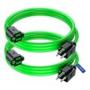 Cable de extensión de 3 pies cable de alimentación verde_1