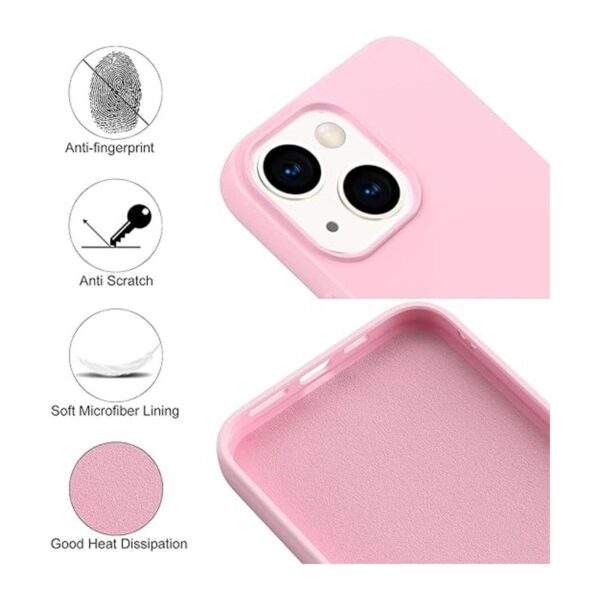Amytor Funda diseñada para iPhone 14 funda de silicona_2