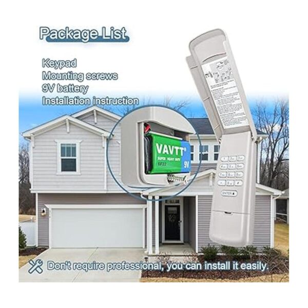 877MAX Garage Door Keypad replace 377LM 878MAX 376LM_5