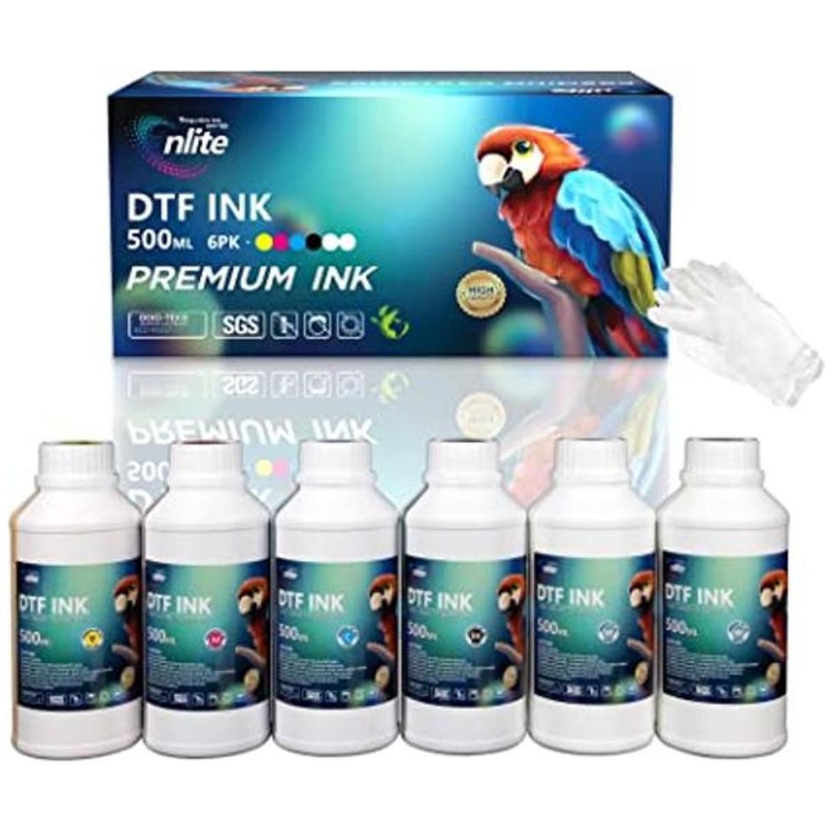 Enlite Paquete combinado de tinta DTF prémium de 16.9 fl