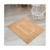 Alfombra natural trenzada de yute de 2 x 3 pies alfombras