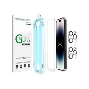 Paquete de 2 2 amFilm OneTouch compatible con iPhone 14_1
