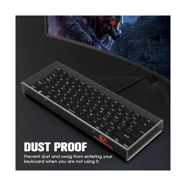 Protector de cubierta transparente para teclado acrílico