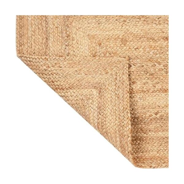 Alfombra natural trenzada de yute de 2 x 3 pies alfombras