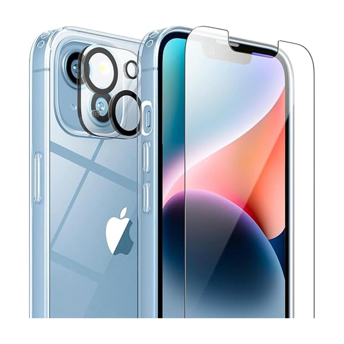 FlexGear Protección completa Funda para iPhone 14 Plus y