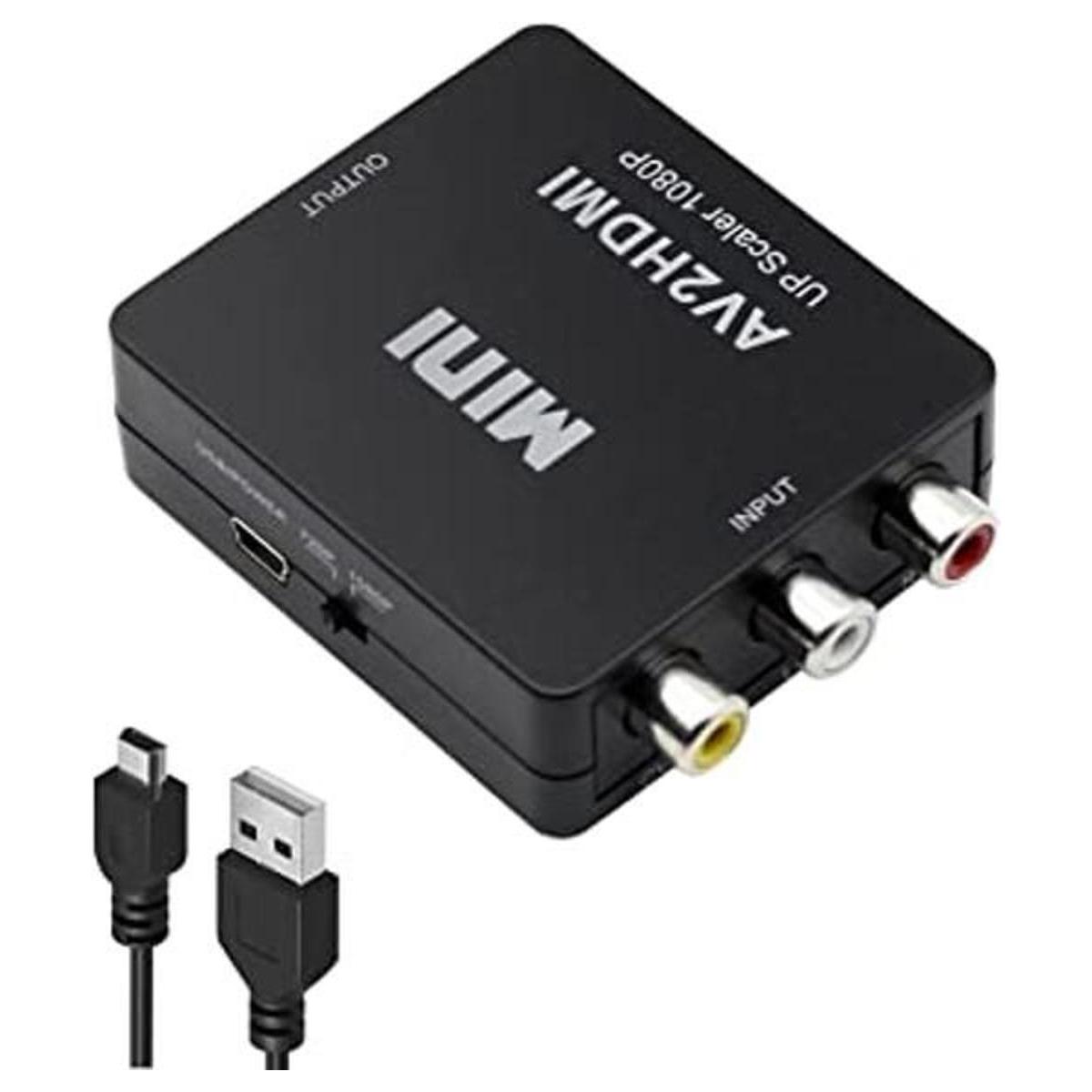 RCA to HDMI ConverterSorthol AV to HDMI 1080P Composite