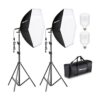UBeesize Softbox Kit de iluminación de fotografía de 30 x_1