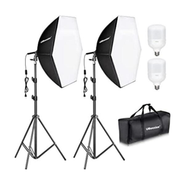UBeesize Softbox Kit de iluminación de fotografía de 30 x_1