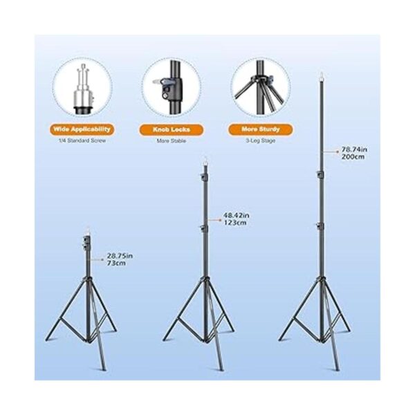 UBeesize Softbox Kit de iluminación de fotografía de 30 x_3