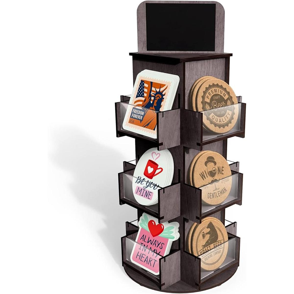 DS The Display Store Soporte giratorio de 3 niveles para