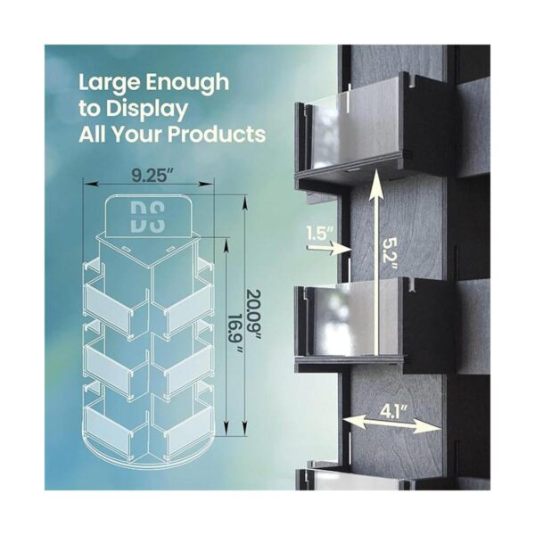 DS The Display Store Soporte giratorio de 3 niveles para_2