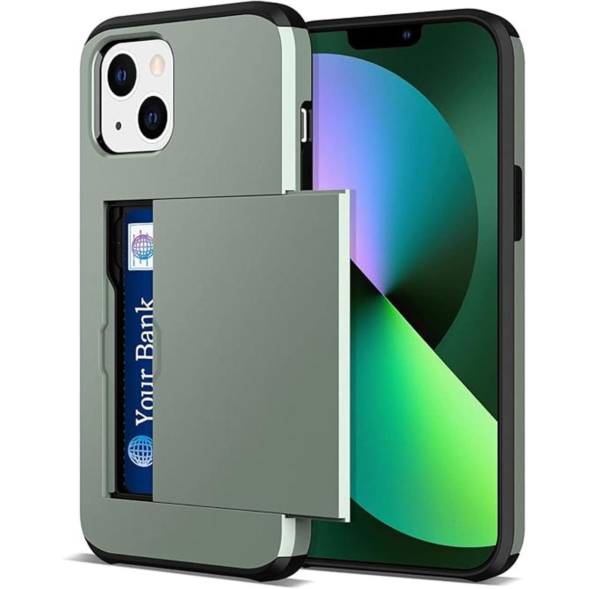 Jiunai Funda compatible con iPhone 13 Mini soporte para