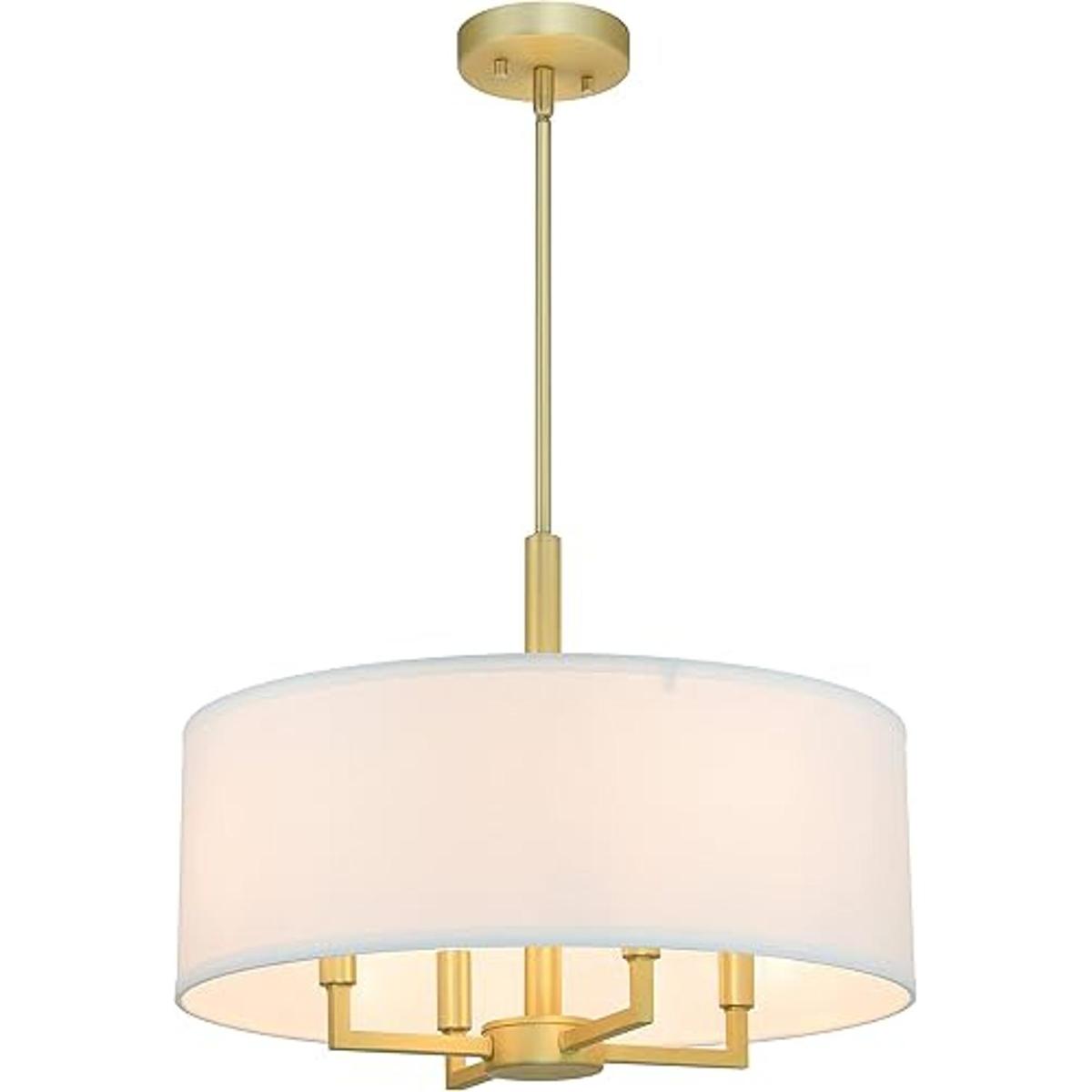 XiNBEi Lámpara colgante moderna con 4 luces lámpara