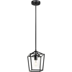 XiNBEi Pendant Lighting Modern Farmhouse Black Adjustable