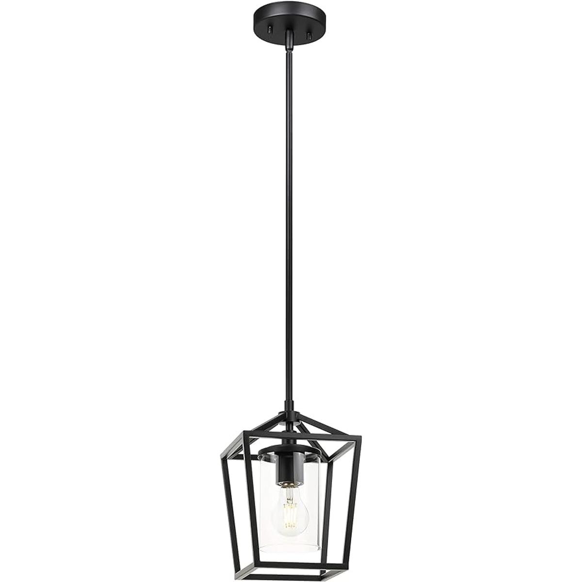 XiNBEi Pendant Lighting Modern Farmhouse Black Adjustable
