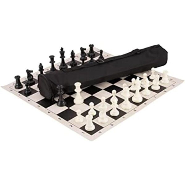 The Worlds Greatest Chess Set Silicona Negro_1