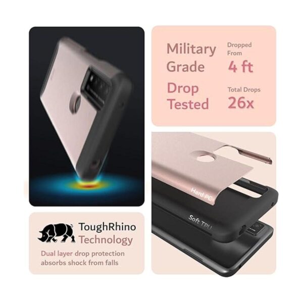 TUDIA DualShield Funda protectora compatible con TCL 30V_3