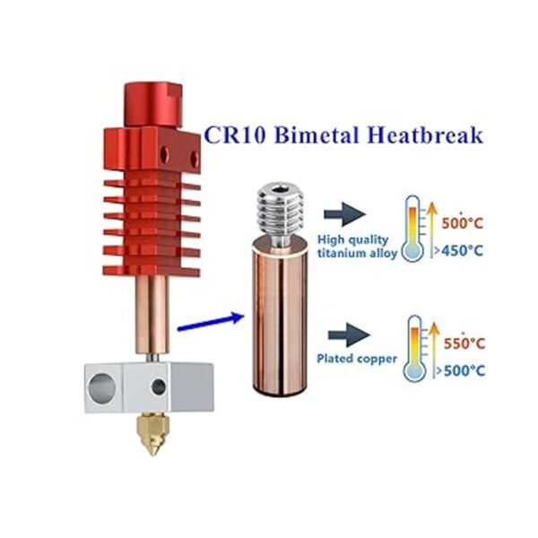 Upgrade Ender 3 All Metal Bimetal Heatbreak de alta_2