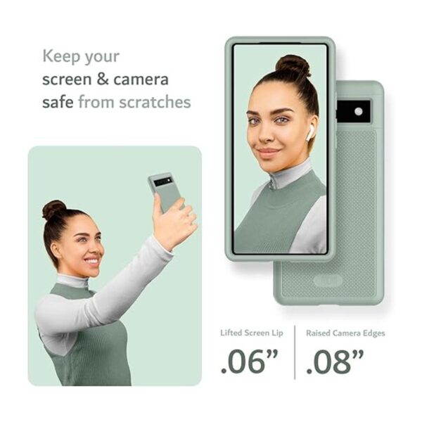 TUDIA DualShield Grip Carcasa diseñada para Google Pixel_4
