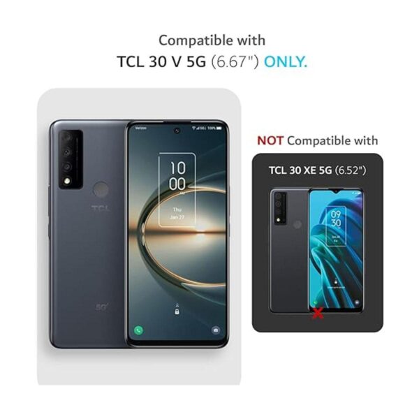 TUDIA DualShield Funda protectora compatible con TCL 30V_2