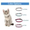 Aosora Collar de gato con campanas de diamantes de_6