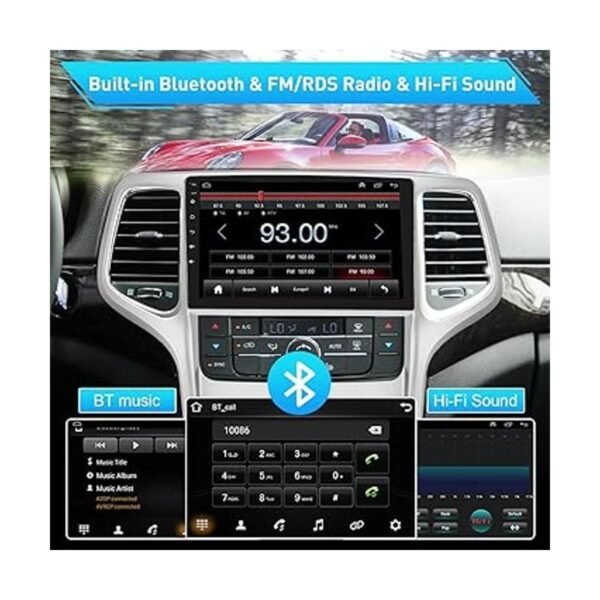 Roinvou Radio de coche Android 232G estéreo para Jeep_5