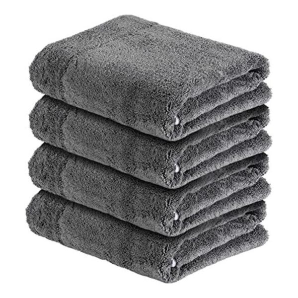 4 toallas de baño de microfibra de 400 GSM para mascotas