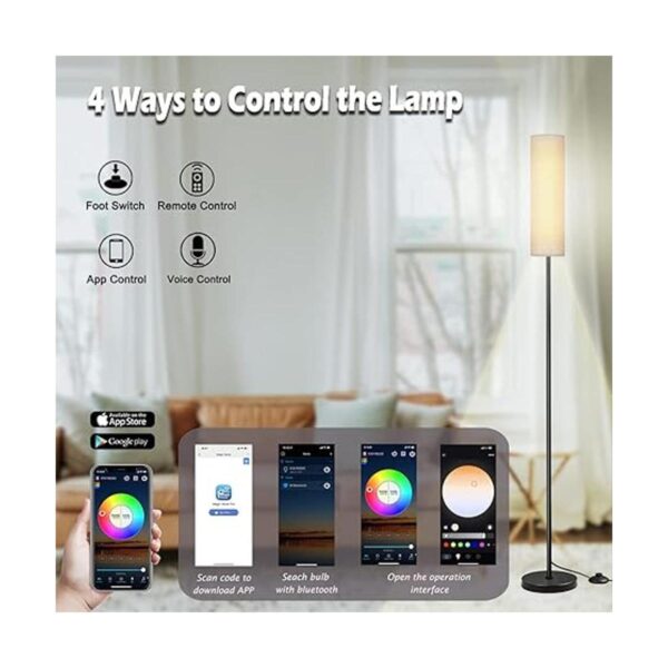 Lámparas LED inteligentes para sala de estar moderna_4