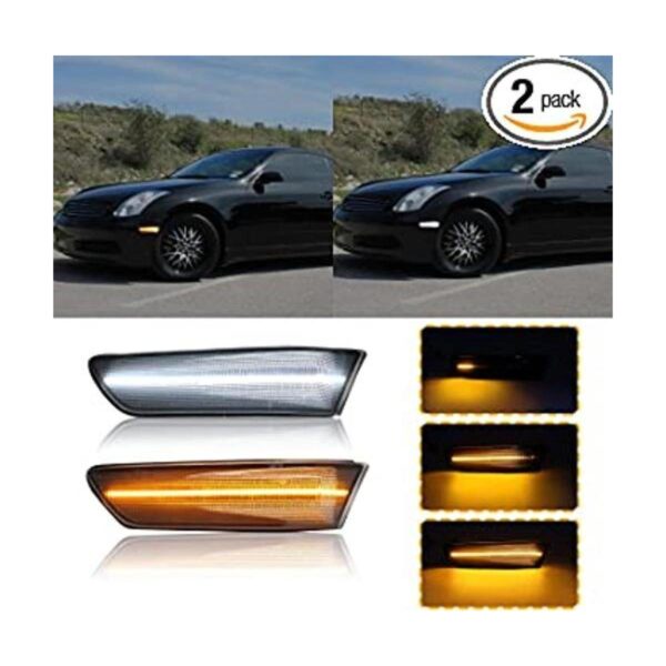 Aexploer Luces de marcador lateral LED compatibles con G35_1