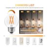 Bombilla LED E26 equivalente a 60 vatios bombilla LED_3