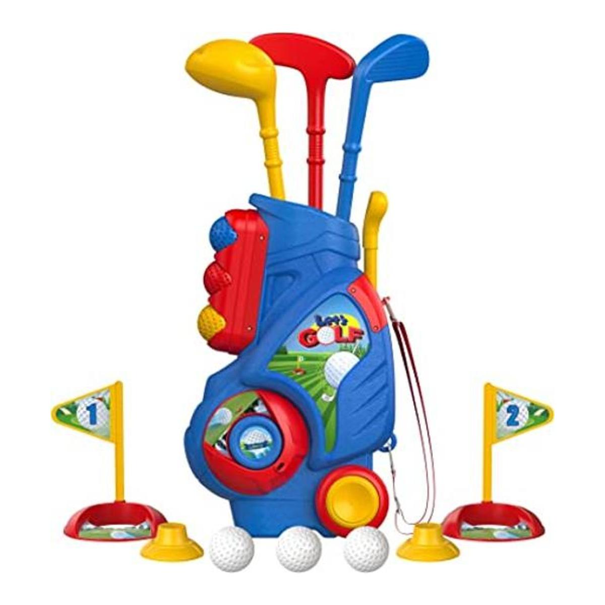 Liberry Juego de golf para niños pequeños carrito de golf