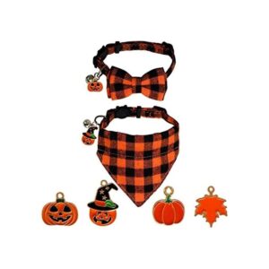 STMK Paquete de 2 collares de bandana para gatos con