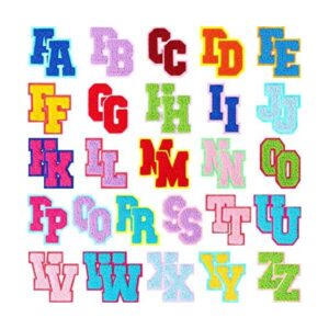 52 parches de letras de felpilla de la A a la Z parches_1