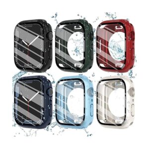 Fullife Paquete de 6 fundas impermeables para Apple Watch_1