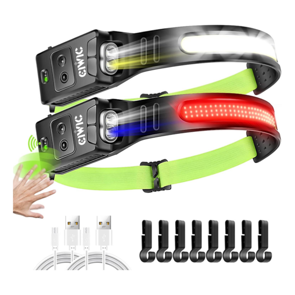 Faro LED recargable 1000 lúmenes haz ancho COB de 230_1